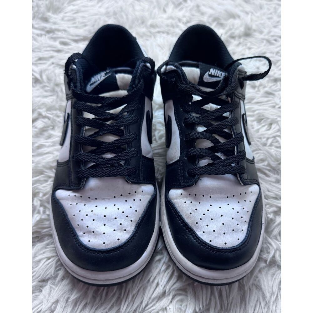 Unisex Black & White Nike Panda Dunks Size 5Y